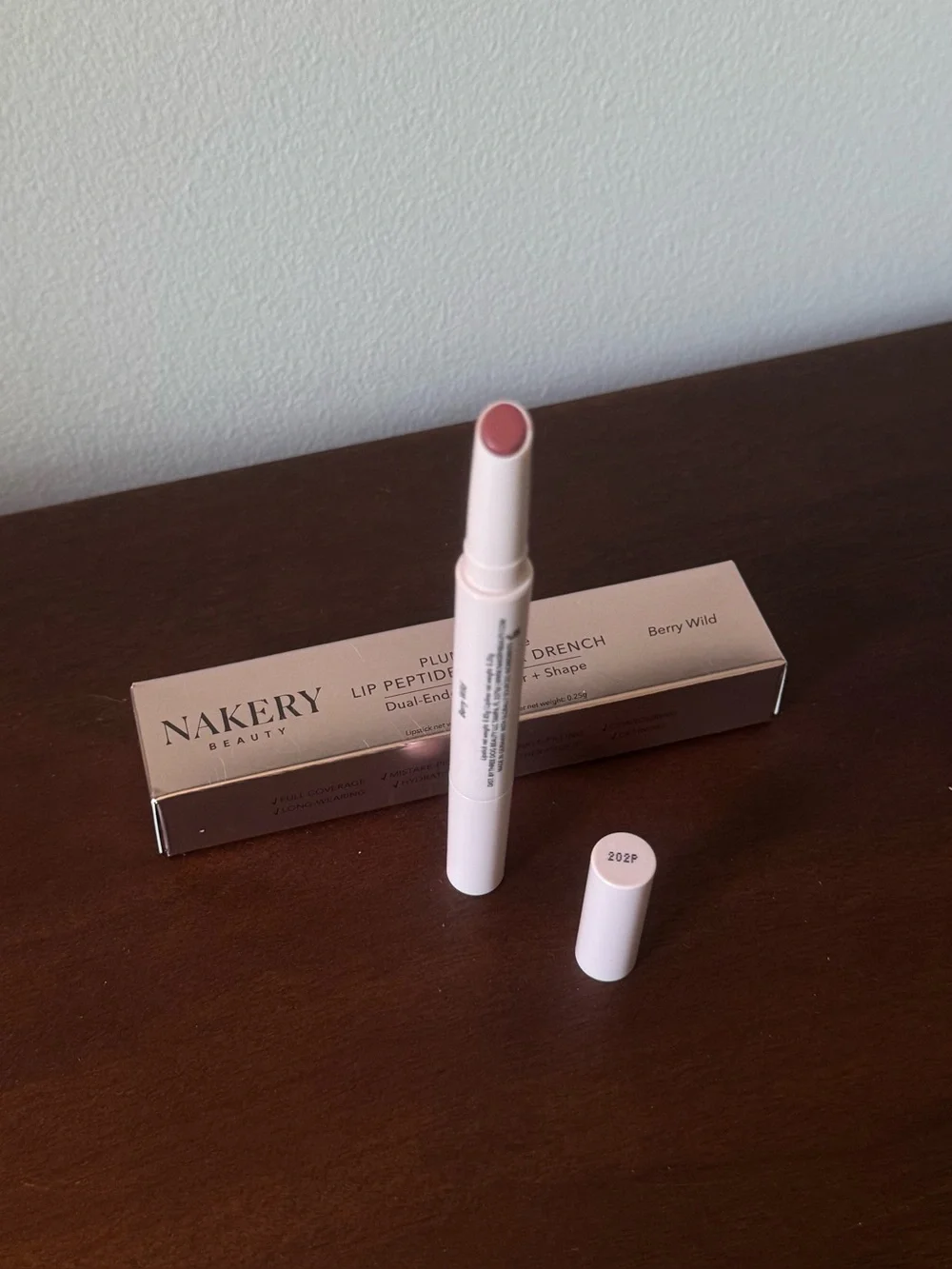 NIB Nakery Lip Peptide Color Drench. Berry Wild Dual Lip and Liner.
